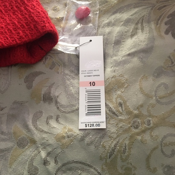 Rafaella Classic Red Jacket. NWT Size 10 - Picture 4 of 6